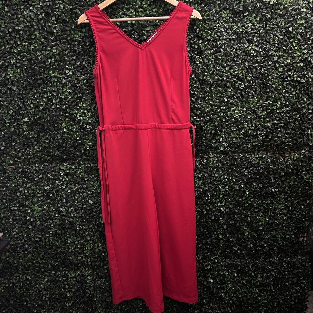 Carolina Belle, Cropped Wide Leg Romper, Jumpsuit, Women's size 8